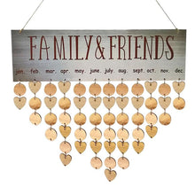 Load image into Gallery viewer, Wooden Hanging Calender